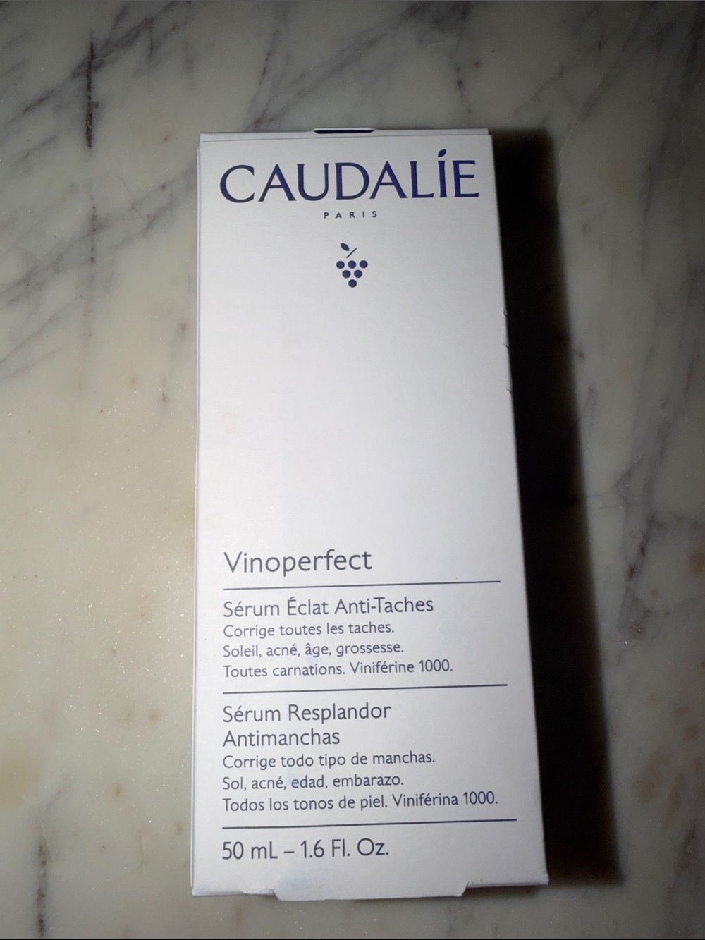Caudalie Vinoperfect Brightening Dark Spot Serum JUMBO 50mL NEW unopened